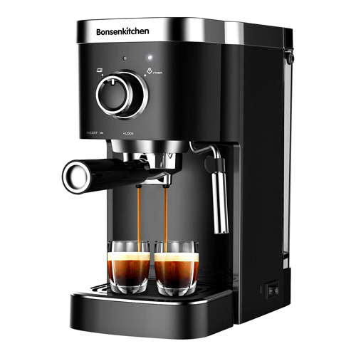 best latte machine - bonsenkitchen coffee maker