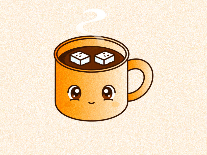 brown sugar in coffee