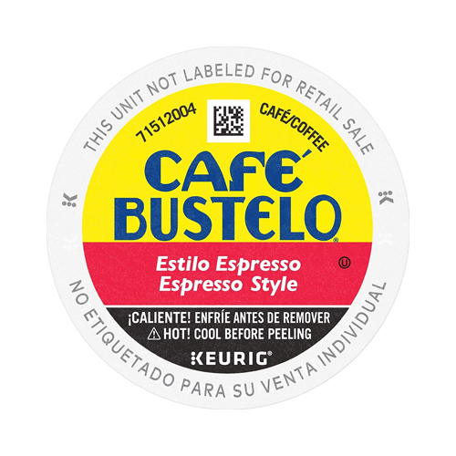 cafe bustelo - keurig espresso pods